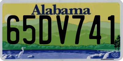 AL license plate 65DV741