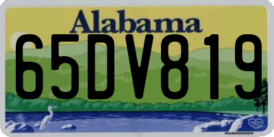AL license plate 65DV819