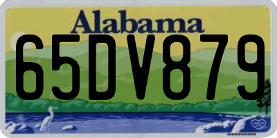 AL license plate 65DV879