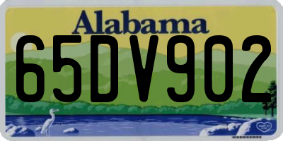 AL license plate 65DV902