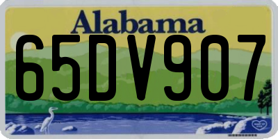 AL license plate 65DV907