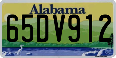 AL license plate 65DV912