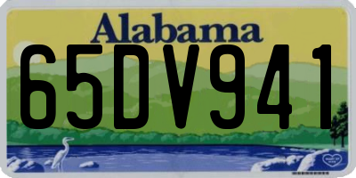 AL license plate 65DV941