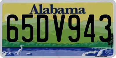 AL license plate 65DV943