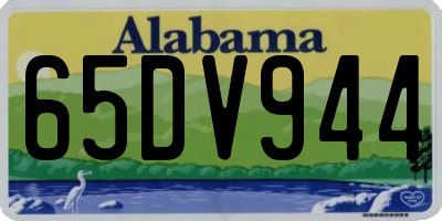 AL license plate 65DV944