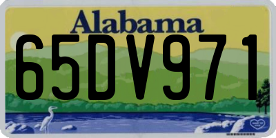 AL license plate 65DV971