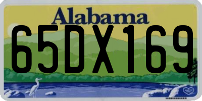 AL license plate 65DX169