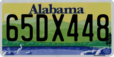 AL license plate 65DX448