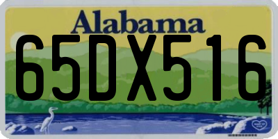 AL license plate 65DX516