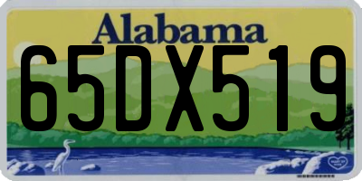 AL license plate 65DX519