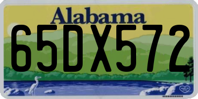 AL license plate 65DX572