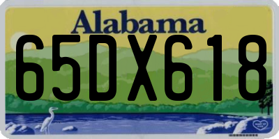 AL license plate 65DX618