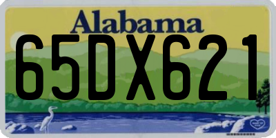 AL license plate 65DX621