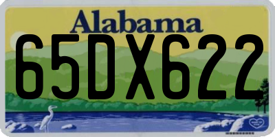 AL license plate 65DX622