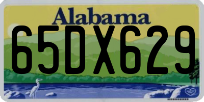 AL license plate 65DX629