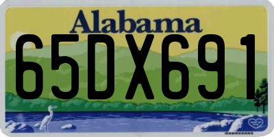 AL license plate 65DX691