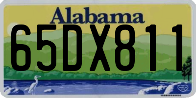 AL license plate 65DX811