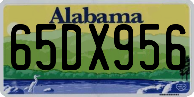 AL license plate 65DX956
