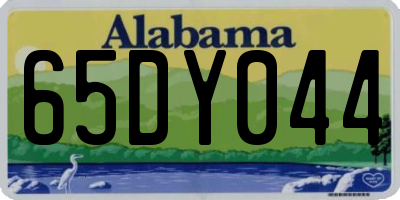 AL license plate 65DY044