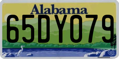 AL license plate 65DY079