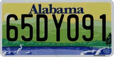 AL license plate 65DY091