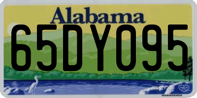 AL license plate 65DY095