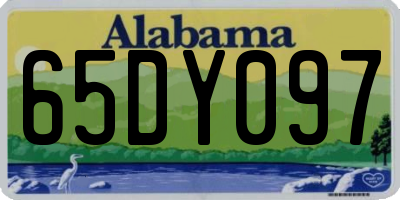 AL license plate 65DY097