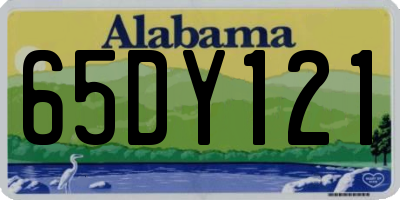 AL license plate 65DY121