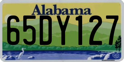 AL license plate 65DY127