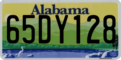 AL license plate 65DY128