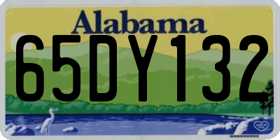 AL license plate 65DY132