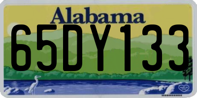 AL license plate 65DY133