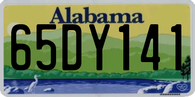AL license plate 65DY141