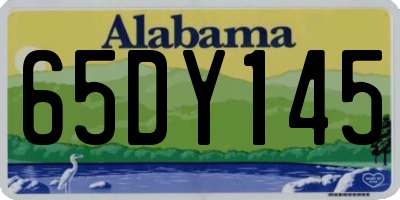 AL license plate 65DY145