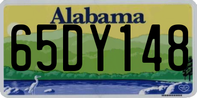 AL license plate 65DY148