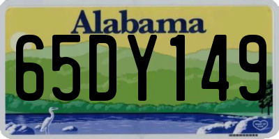 AL license plate 65DY149