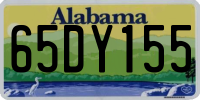 AL license plate 65DY155