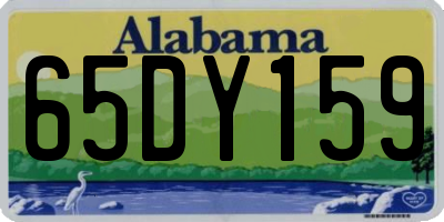 AL license plate 65DY159