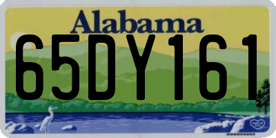 AL license plate 65DY161