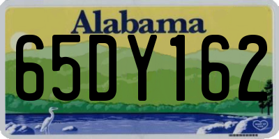 AL license plate 65DY162