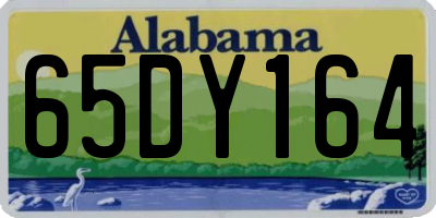 AL license plate 65DY164