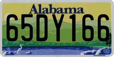 AL license plate 65DY166