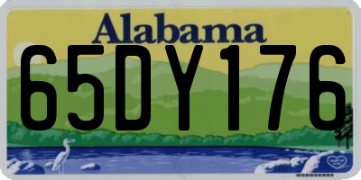 AL license plate 65DY176