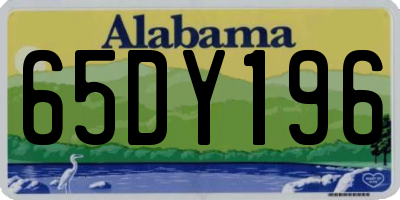 AL license plate 65DY196