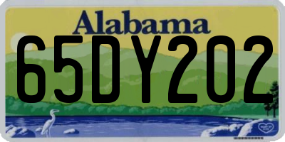 AL license plate 65DY202