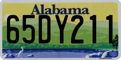 AL license plate 65DY211
