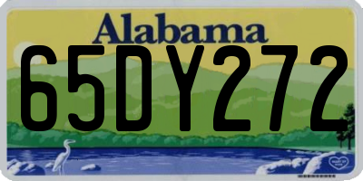 AL license plate 65DY272