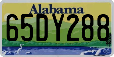 AL license plate 65DY288