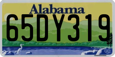 AL license plate 65DY319