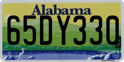 AL license plate 65DY330